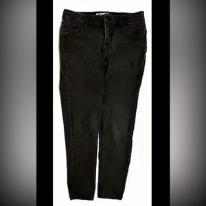 Democracy AB Technology Stretch Tapered Jeans Women’s Size 8 32x27” Black Denim